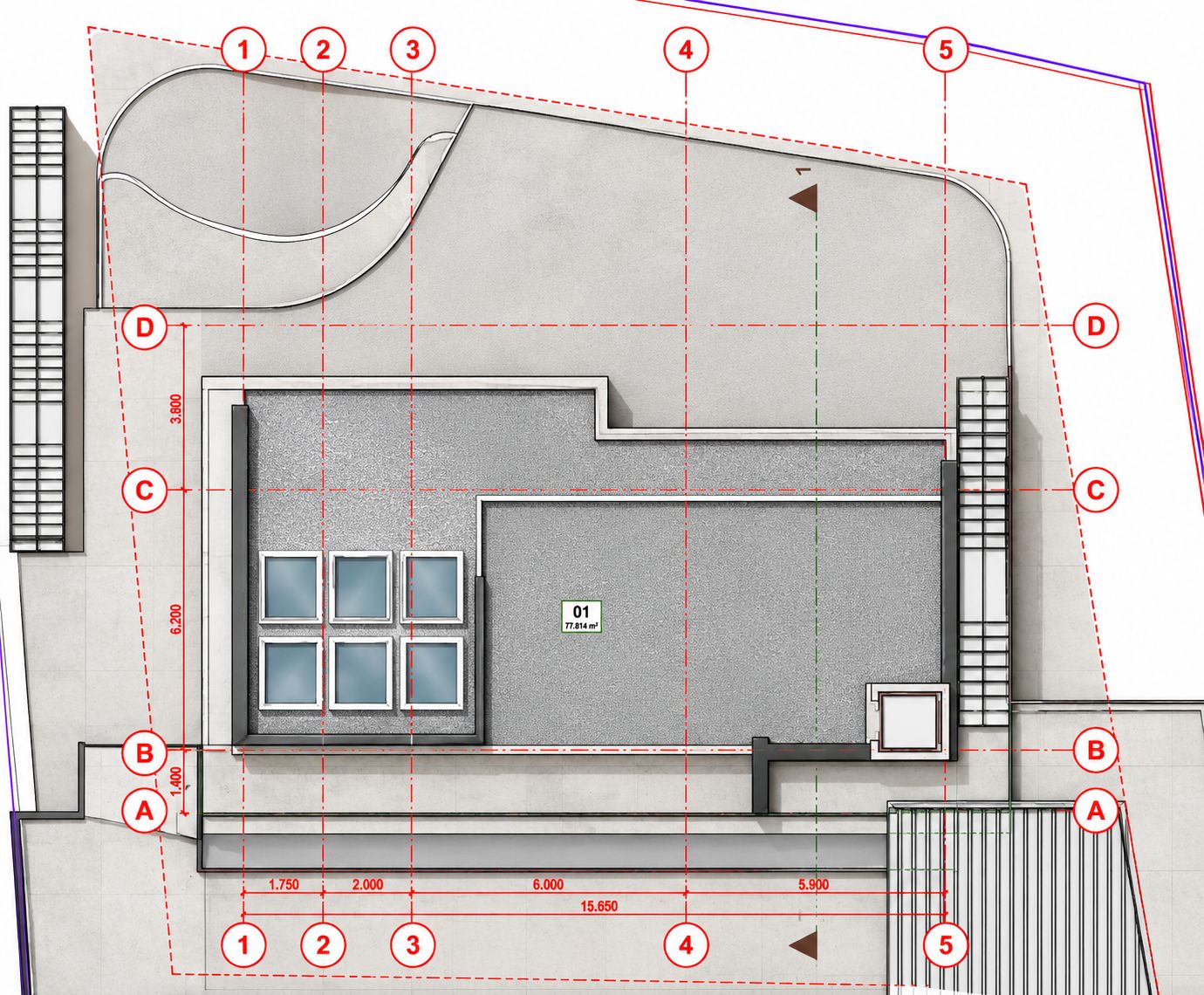2587V-E - Proyecto de obra nueva de villa moderna con vistas al mar y a la montaña en Cumbre del Sol