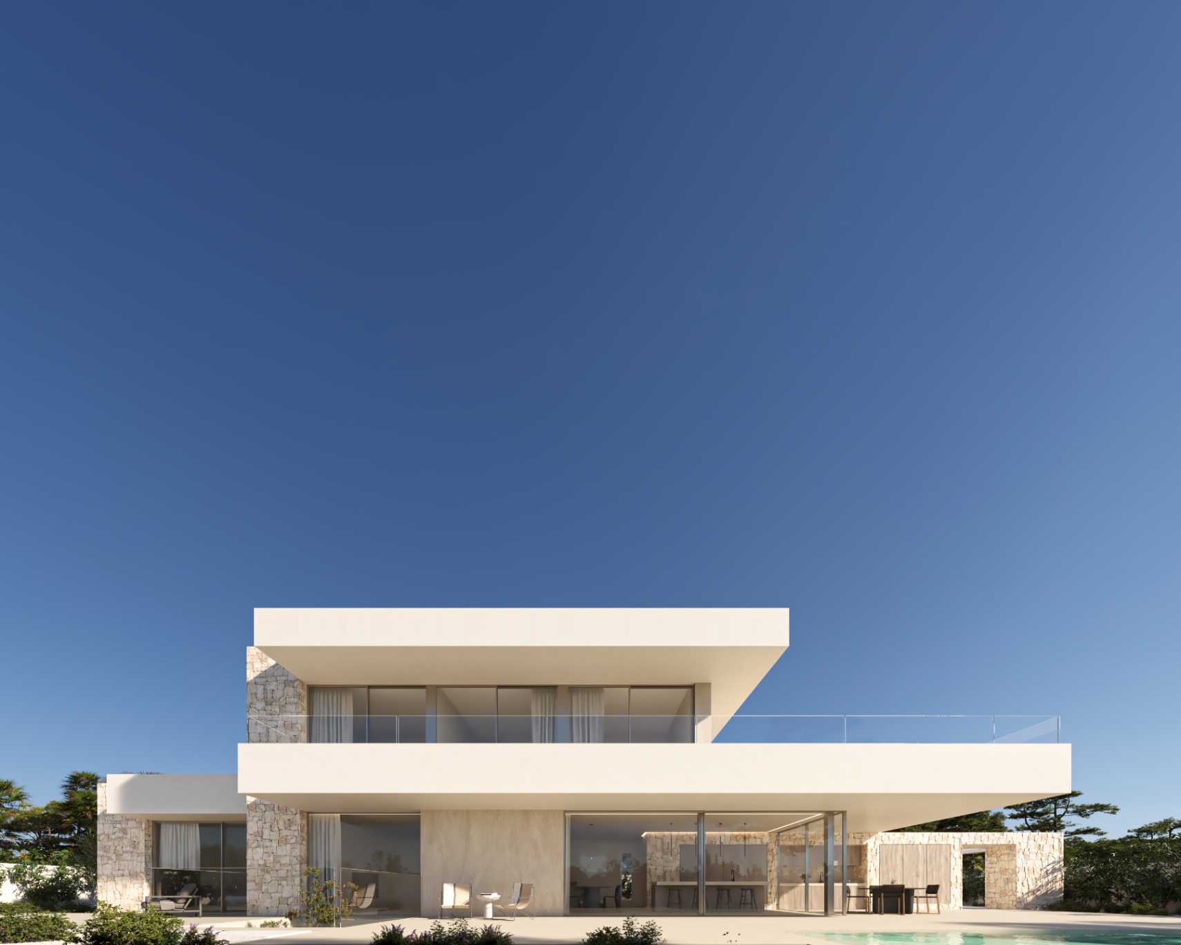 Spektakuläre Villa 350 Meter vom Strand entfernt zum Verkauf in Moraira