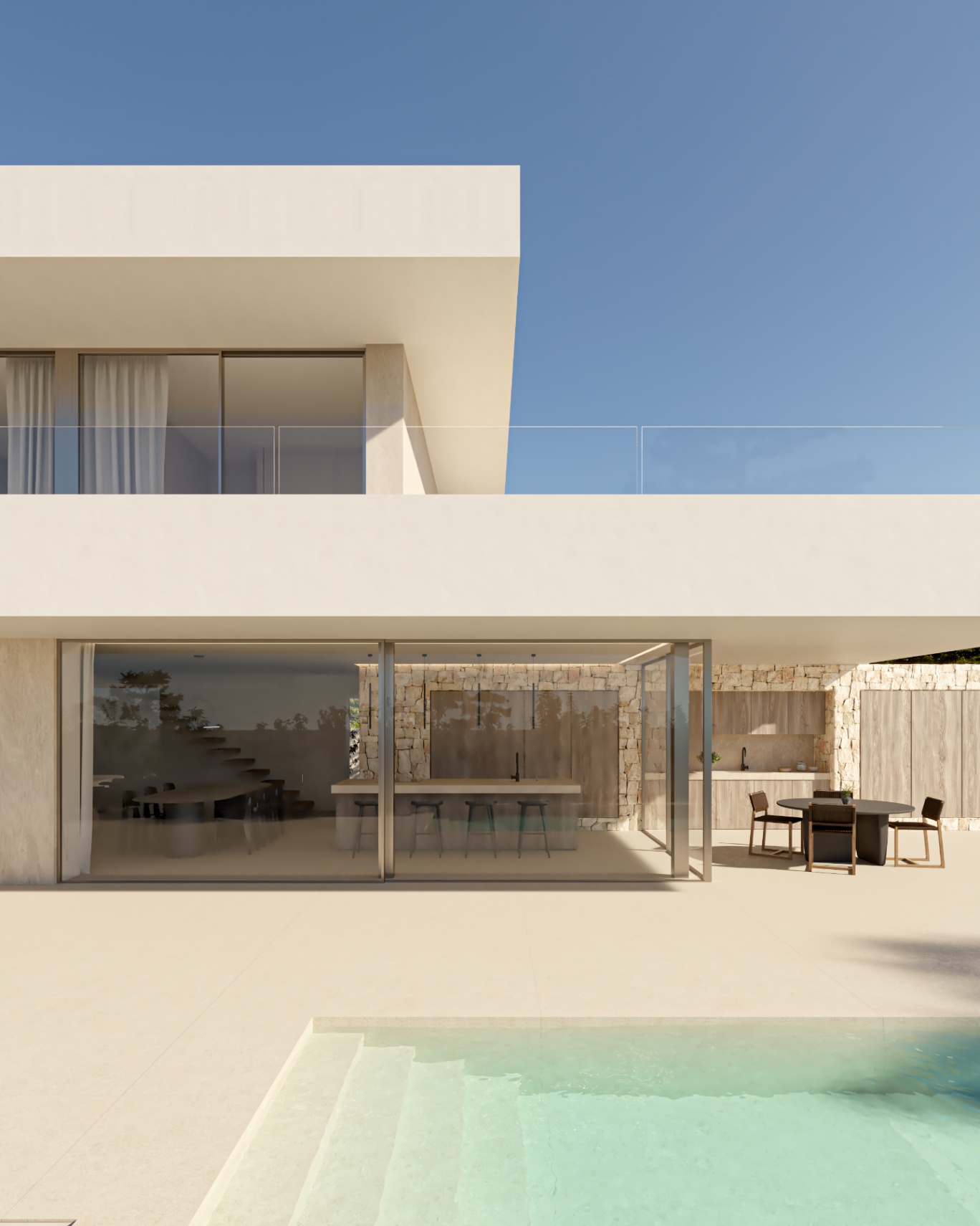 Spectaculaire villa à 350 mètres de la plage à vendre à Moraira