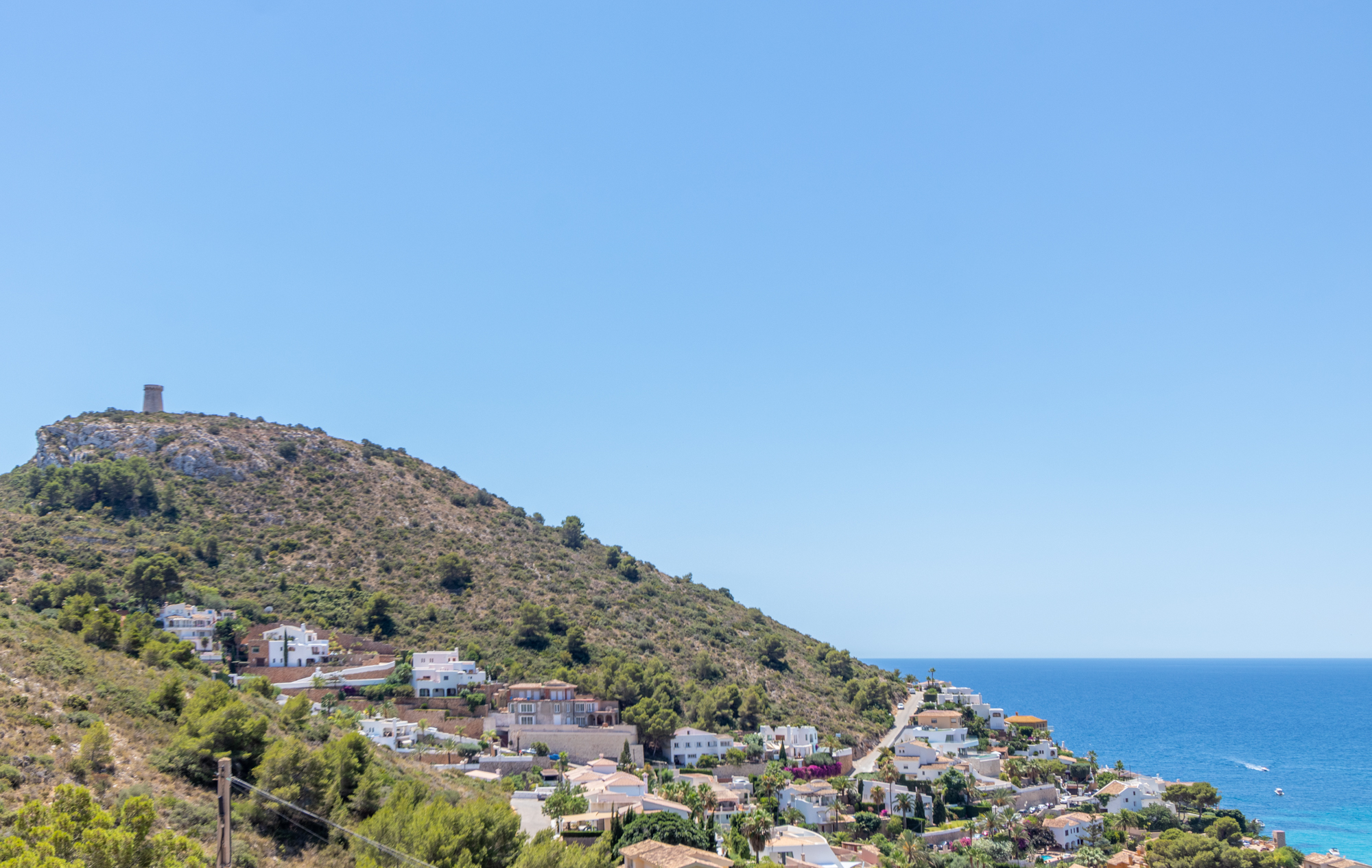 Espectacular villa estilo mediterráneo con vistas al mar en el Portet de Moraira